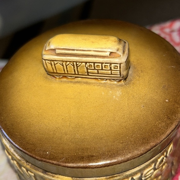 Vintage San Francisco Pot with Lid different Landmarks - Picture 3 of 5
